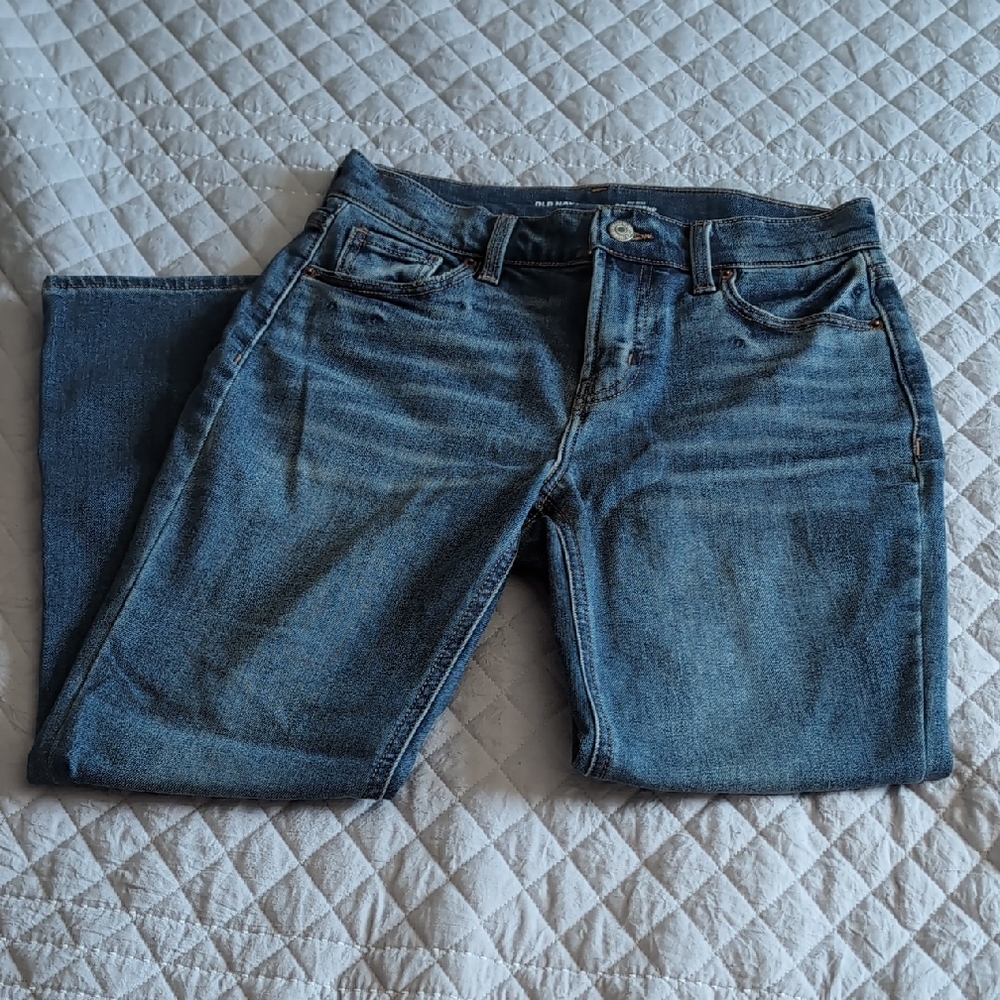 Old Navy Women's Blue Boyfriend Jeans